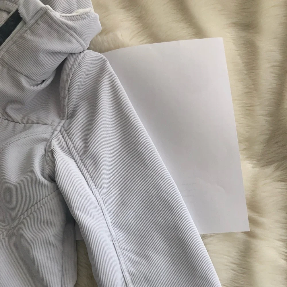 Spyder white zip-up hoodie jacket